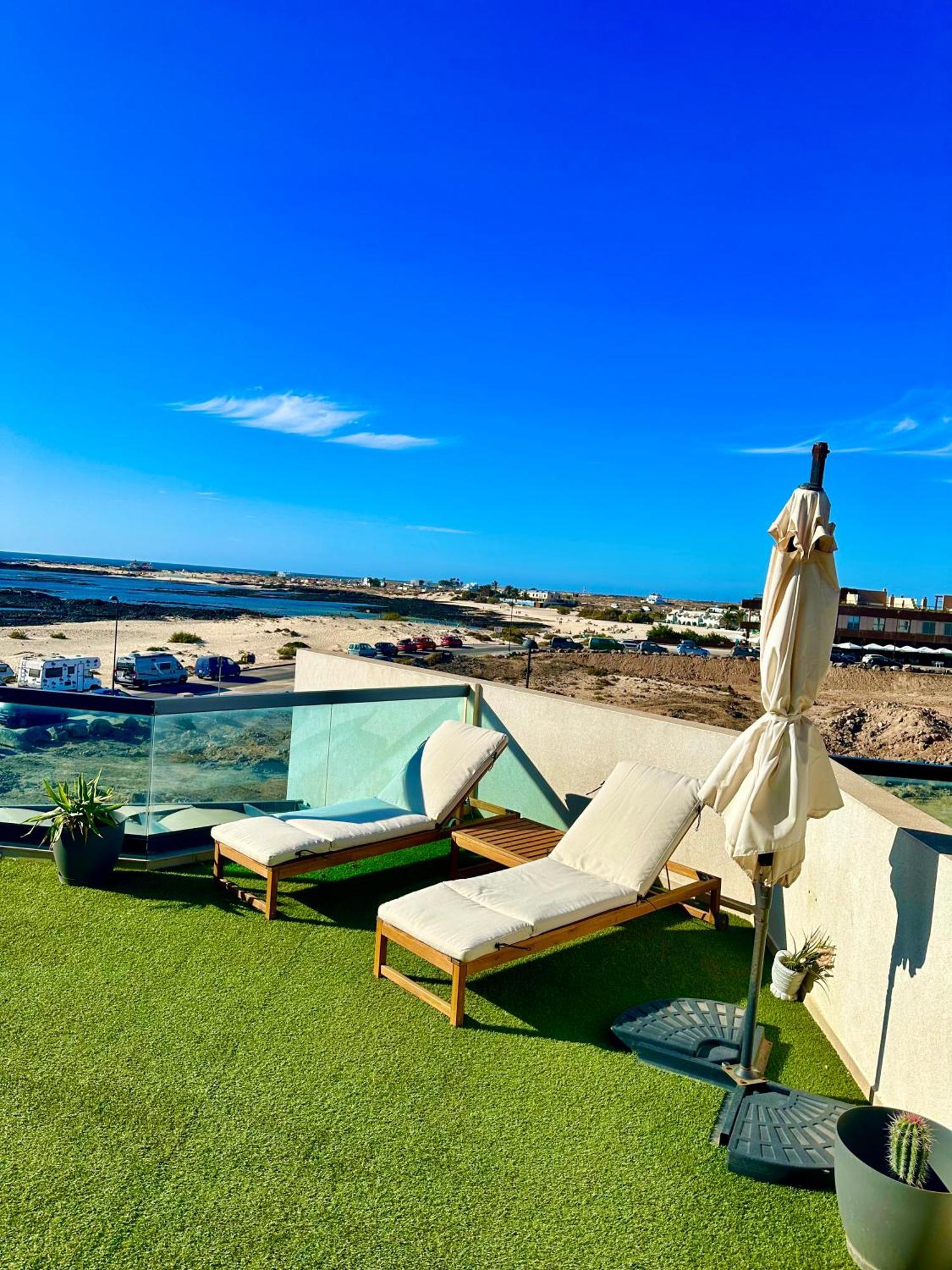 Apartamento Villa Bruno Con Vistas Al Mar, Primera Linea De Playa Cotillo Zewnętrze zdjęcie